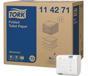Туалетная бумага листовая для диспенсеров Tork Advanced Т3 (114271)