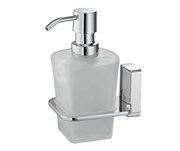 Дозатор для жидкого мыла стеклянный, WasserKRAFT (Leine K-5099)