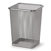 Ведро-корзина офисное квадратное для мусора сетчатое металл (10л)