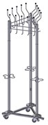 Групповая трехсекционная вешалка на колесах Гардикс 3(К)