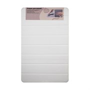 Коврик в ванную Memory с эффектом восстановления одинарный БЕЛЫЙ 50 х 80 см