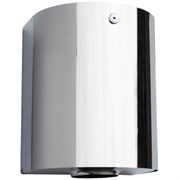 Диспенсер для рулонной бумаги из нержавеющей стали с центральной вытяжкой. Глянцевый