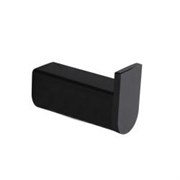 Крючок для полотенец настенный одинарный Capri черный