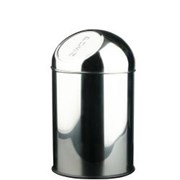 Ведро из нерж. cтали 10л. c крышкой push-open 14114.B, шт