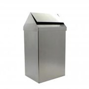 Контейнер из нерж. Стали прямоугольное 40 л. с крышкой