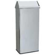 Контейнер из нерж. Стали прямоугольное 80 л. с крышкой