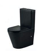 Унитаз напольный с бачком,сиденье s/close Nofer Nantes 23024 черный