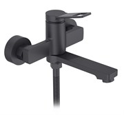 Смеситель для ванны  с коротким поворотным изливом D130364-A,  хром