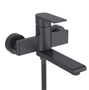 Смеситель для ванны с коротким изливом D130363-A,  чёрный