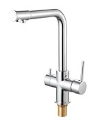 Смеситель для кухни с подключением к фильтру с питьевой водой H159315-1,  сатин