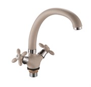 Смеситель для кухни с  поворотным изливом  D153808-K,  песочный пляж, матовый