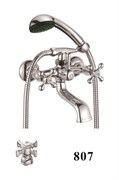 Смеситель для ванны с поворотным изливом D130807,  хром