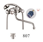 Смеситель для ванны с круглым изливом D146807,  хром