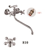 Смеситель для ванны с круглым изливом D147810,  хром