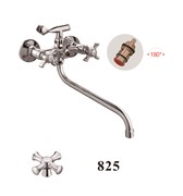 Смеситель для ванны с круглым изливом D147825,  хром