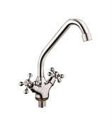 Смеситель для кухни  с поворотным изливом  D153810-H,  хром