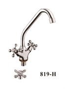 Смеситель для кухни  с поворотным изливом  D153819-H,  хром