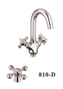 Смеситель для раковины/кухни с поворотным изливом D156810-D,  хром