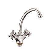 Смеситель для кухни с поворотным изливом  D156807-G,  хром