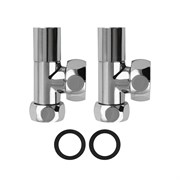 Кран для полотенцесушителей манжетный, угловой 1 х 3/4, г/г