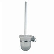 Аксесс Aller K-1127 Щетка для унитаза (блистер), с подств, навесная, хром