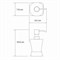 Дозатор для жидкого мыла WasserKRAFT Exter K-5599 - фото 18098
