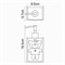 Дозатор для жидкого мыла WasserKRAFT Lossa K-3499 - фото 18581