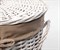 Плетеная корзина для белья с крышкой WasserKRAFT (Aller WB-106-S) - фото 19986