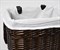 Плетеная корзина для белья с крышкой WasserKRAFT (Isar WB-130-M) - фото 20017