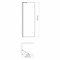 Душевая перегородка WasserKRAFT 80х200 см (Aller 10H06-RP80 Fixed) - фото 22089