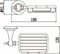 Мыльница решетка настенная Savol S-06932W - фото 23965