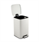 Урна с педалью квадратное (16л) белое - фото 29735