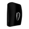 Диспенсер для листовой туалетной бумаги из ABS пластика черный - фото 30787