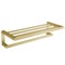 Полка для полотенец из алюминия Capri золото - фото 31060