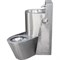 Туалет из нержавеющей стали с умывальником COMBI антивандальный правый настенный, шт - фото 31513