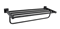 Полка D250222 для полотенец, 60 см, черная - фото 31659