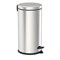 Урна мусорная с педалью 40 л хром  31,5*62,5см - фото 33817