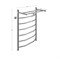 Полотенцесушитель ВИКТОРИЯ - ТРАПЕЦИЯ, с ПОЛКОЙ, 500х800 мм, труба - "1" x 2 мм, нержавеющая сталь, полированная - фото 41683