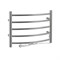 Полотенцесушитель электрический, КЛАССИК, ПРЕМИУМ, ДУГА, 400 х 530 х 80 мм, на 5 перекладин с сухим ТЭНом, 65 W, t - 50°С, из нержавеющей стали - фото 41737
