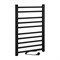 Полотенцесушитель электрический, ЛЕСЕНКА, 500 х 800 х 90 мм,10 перекладин, 115 W, из алюминия, цвет ЧЕРНЫЙ. - фото 41772