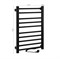 Полотенцесушитель электрический, ЛЕСЕНКА, 500 х 800 х 90 мм,10 перекладин, 115 W, из алюминия, цвет ЧЕРНЫЙ. - фото 41775