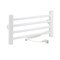 Полотенцесушитель электрический, ЛЕСЕНКА, 500 х 300 х 85 мм, 4 перекладины, 52 W, из алюминия, цвет БЕЛЫЙ. - фото 41797