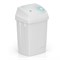 Мусорное ведро с крышкой TTS Lindy Swing белое, 12 л - фото 41917