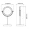 K-1003 Зеркало двухстороннее, стандартное и с 3-х кратным увеличением - фото 45682